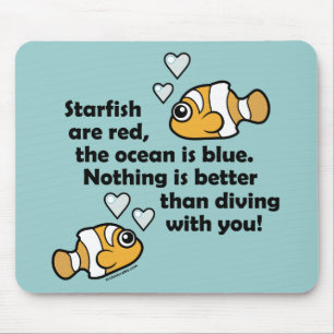Diving With You Mouse Mat