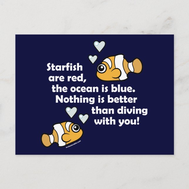 Diving With You Postcard (Front)