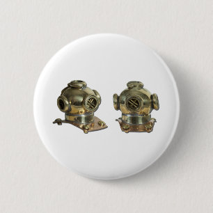 DivingHelmet081212.png 6 Cm Round Badge