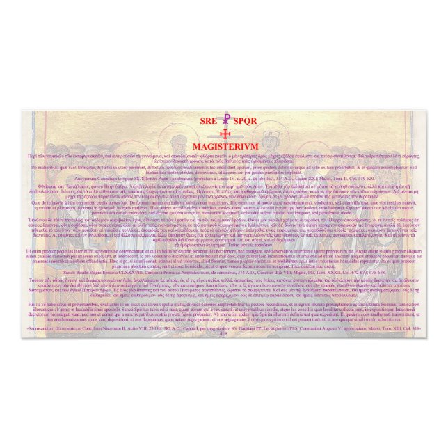 Divini Canones de Abortu secundum Orthodoxiam Photo Print (Front)