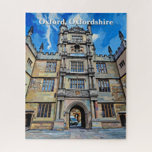 Divinity in Stone – Bodleian Library, Oxford Jigsaw Puzzle