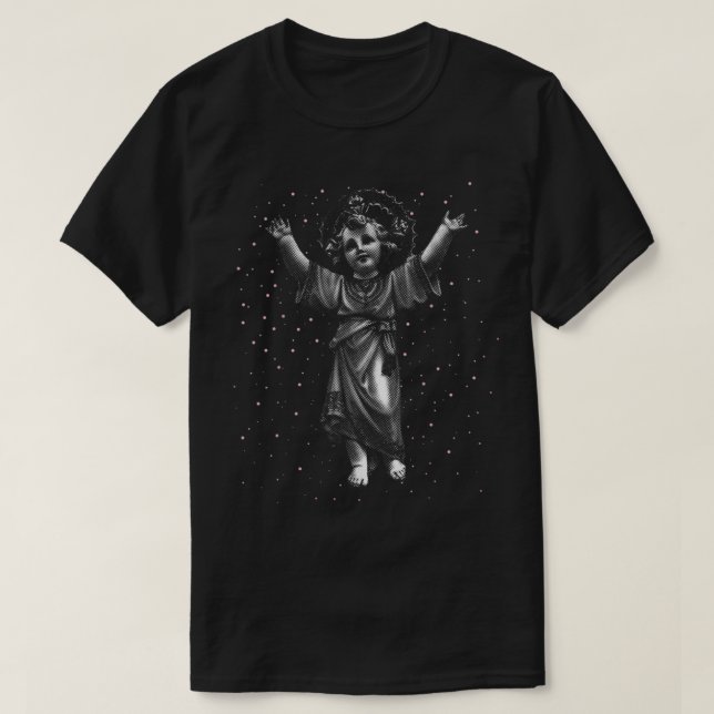 Divino Nino Jesus Christian Icon Catholic Symbol B T-Shirt (Design Front)