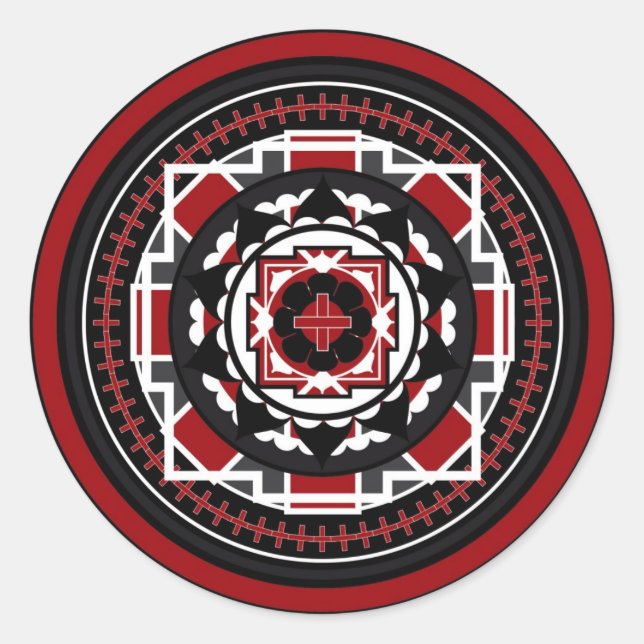 Division Mandala Sticker (Front)
