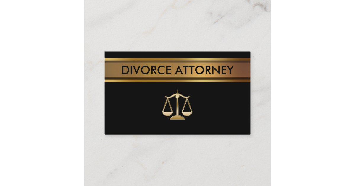 Divorce Attorney Business Cards Zazzle