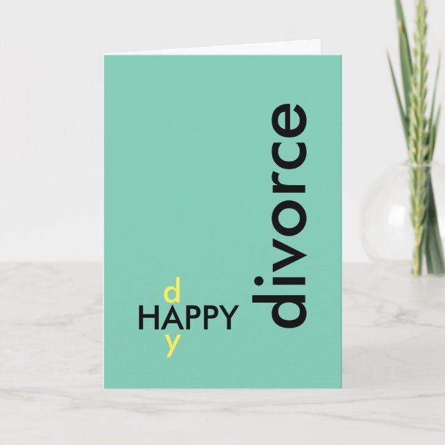Divorce card (Front)