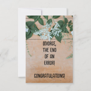 Divorce Card