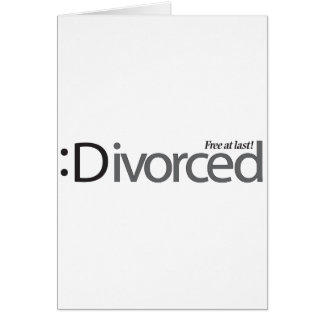 DIVORCE - free at last