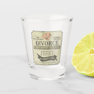 Divorce Humour Shot Glass