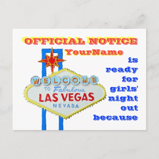 Divorce Las Vegas Style Announcement (Front)