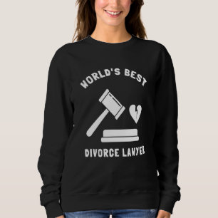 Divorce Lawyer Divorce Party Ex Wife And Ex Husban Sweatshirt