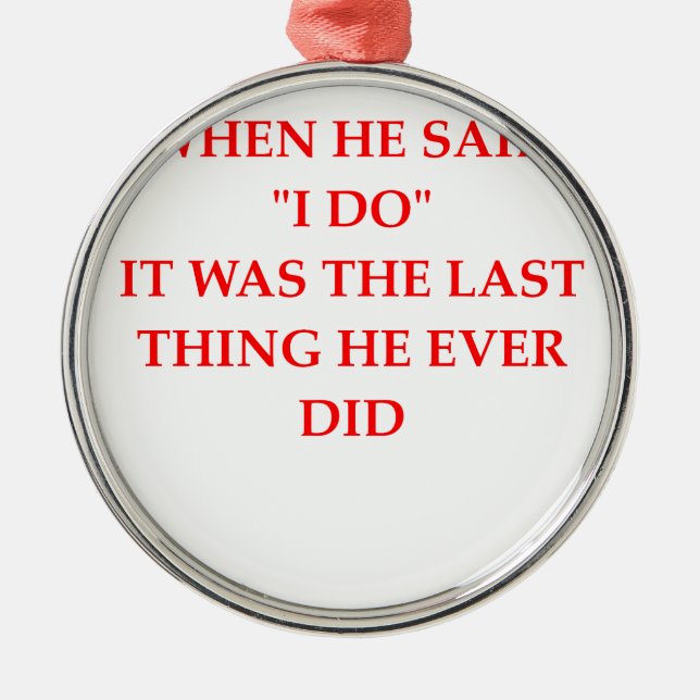 divorce metal tree decoration (Front)