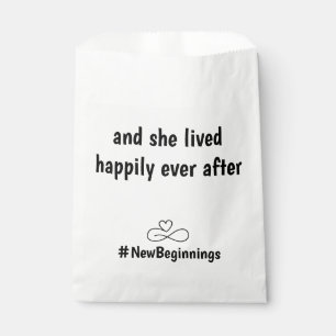 Divorce Party Favour Gift New Beginning Divorced A Bags