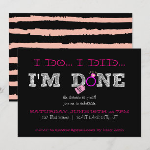 Divorce Party Invitation