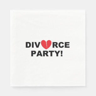 "Divorce Party" Paper Napkins