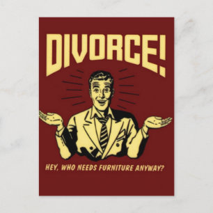 Divorce Postcard