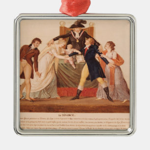 Divorce. The Reconciliation Metal Tree Decoration