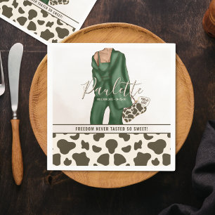 Divorce Theme Animal Skin Party Napkins