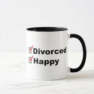 Divorced And Happy Mug