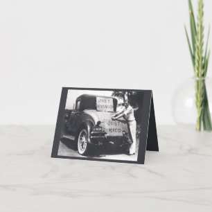 Divorced, separated, lonely, alone, greeting card