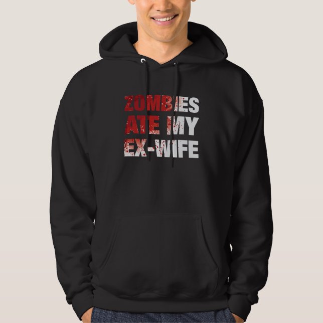 Divorcee Husband Halloween Costume Hoodie (Front)