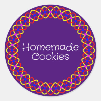 Diwali Bakery Box Packaging Classic Round Sticker