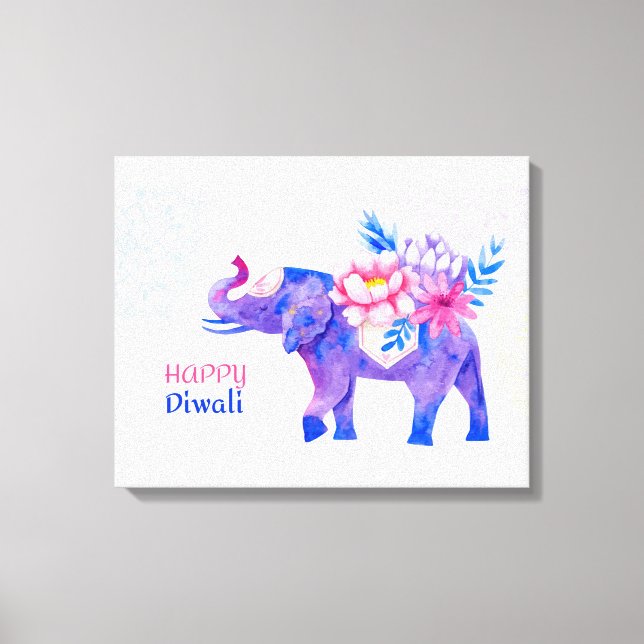 Diwali Canvas Print (Front)