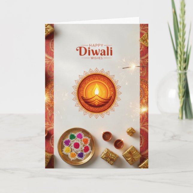 Diwali celebration card (Front)