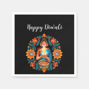 Diwali celebration napkin