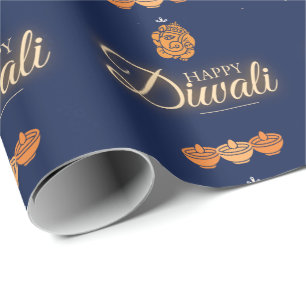 Diwali Celebration Party Wrapping Paper