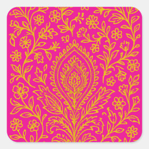 diwali celebrations square sticker