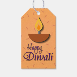 Diwali Diya Gift Tags