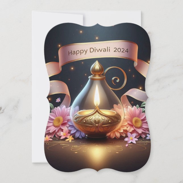 Diwali Festival invitation  (Front)