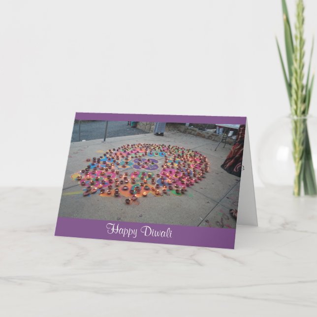 Diwali Greeting Card (Front)