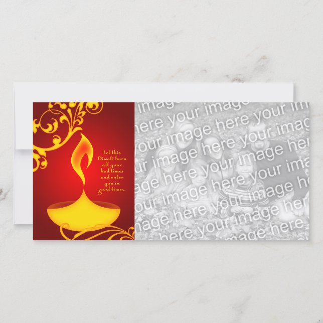 diwali greetings : elegant light (Front)