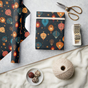 Diwali Holiday Lanterns  Wrapping Paper