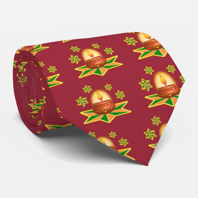 Diwali Lantern Tie (Rolled)