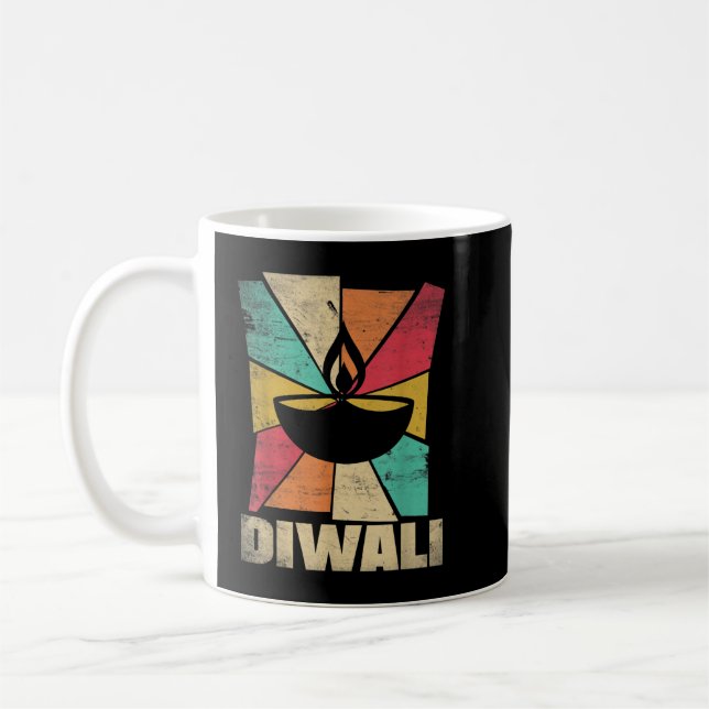 Diwali Light Festival Deepavali Diwali  Coffee Mug (Left)