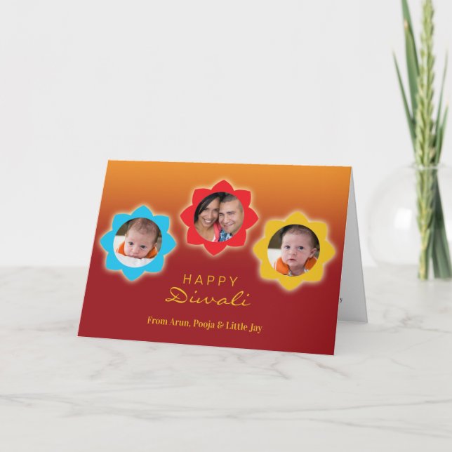 Diwali PHOTO Card (Front)
