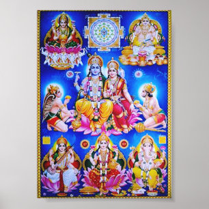 diwali pooja poster