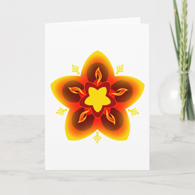 diwali rangoli card (Front)
