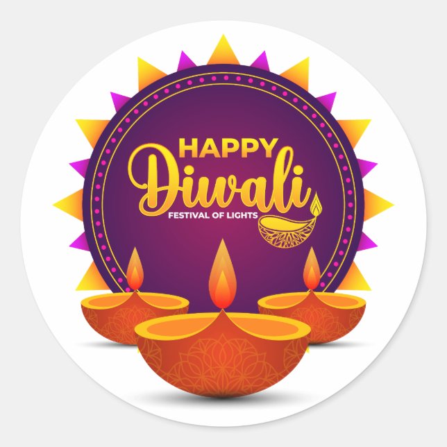 Diwali sticker (Front)