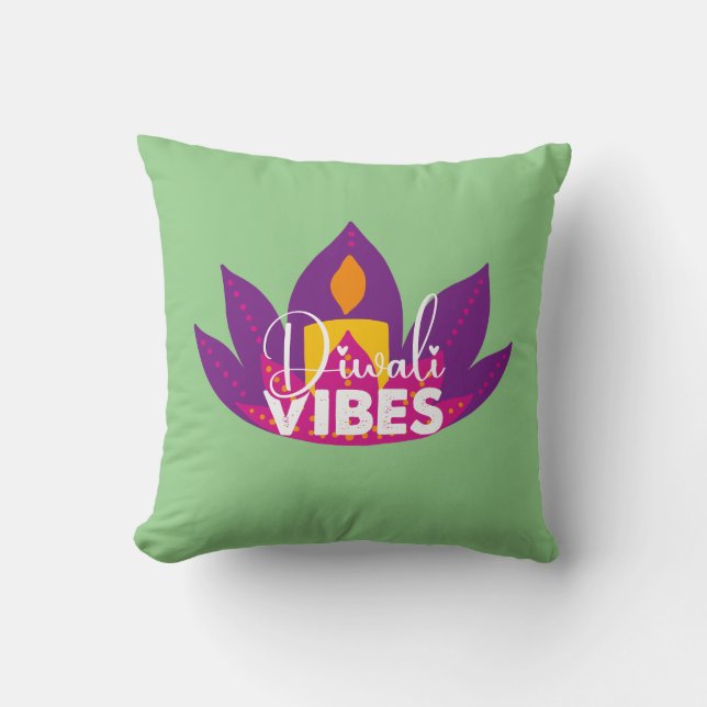 Diwali Vibes Cushion (Front)