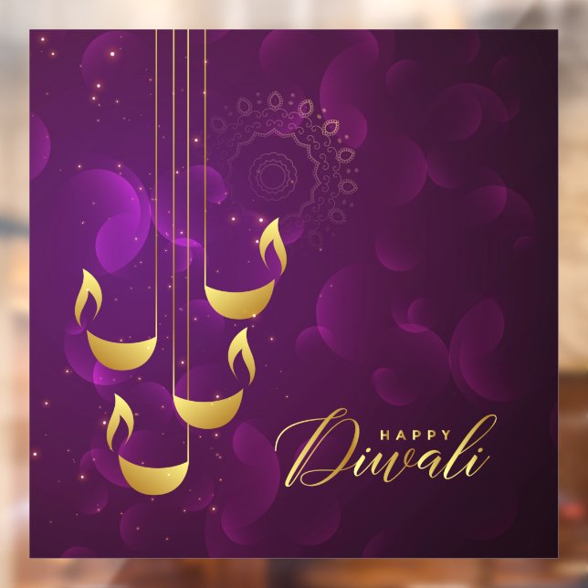 Diwali Window Cling (Sheet 2)