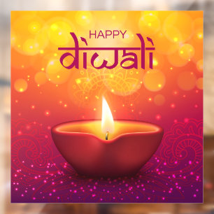 Diwali Window Cling