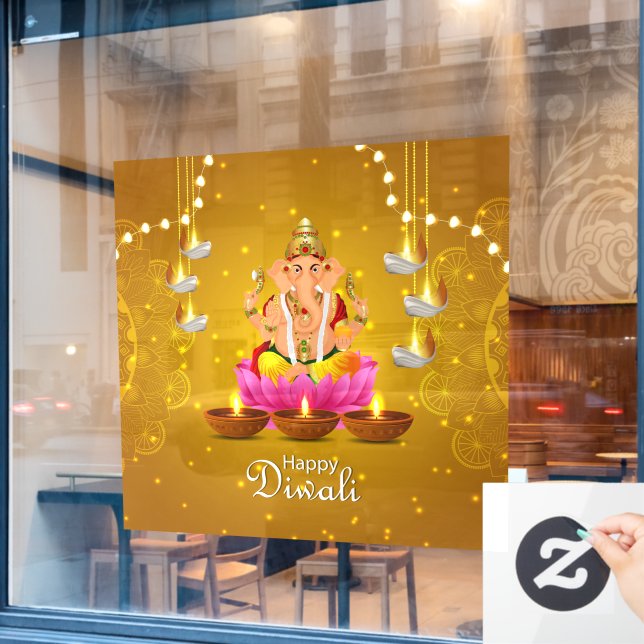 Diwali Window Cling (Cafe Window)