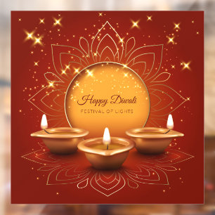 Diwali Window Cling
