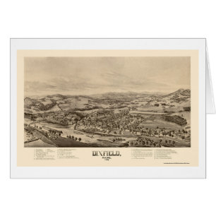 Dixfield, ME Panoramic Map - 1896