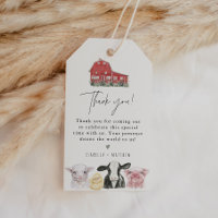 DIXIE Country Red Barn Farm Animal Baby Shower
