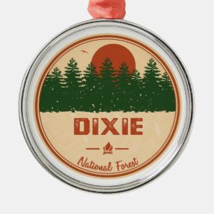 Dixie National Forest Metal Tree Decoration