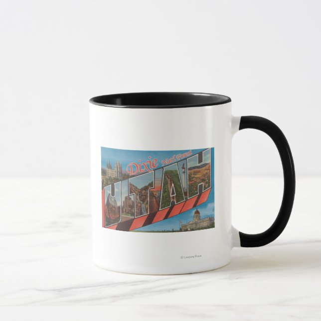 Dixie National Forest, Utah - Large Letter Mug (Right)